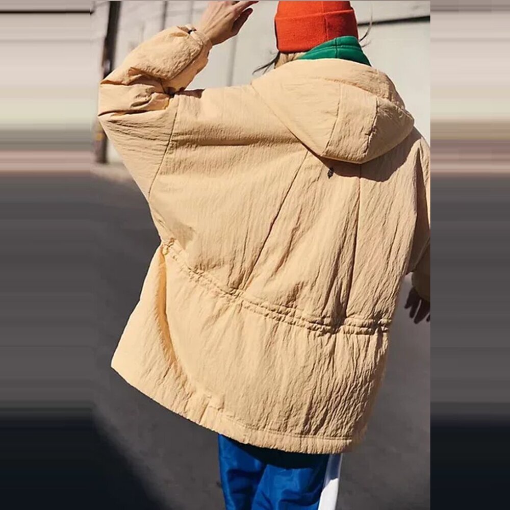 New $248 Free People Billie Boxy Lightweight Insulated Nectar Jacket Size M/L - Picture 2 of 13